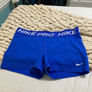 blue nike pros